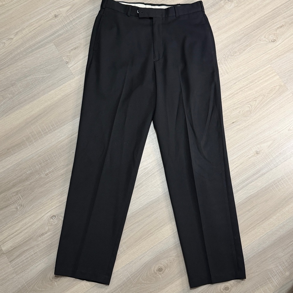 Slates Flat Front Wool Blend Dress Pants.  Sz 32/32
